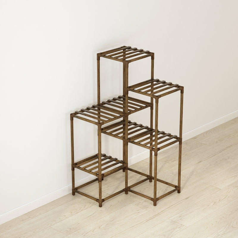 Corner Plant Stands for Indoor and  Patio Balcony Garden