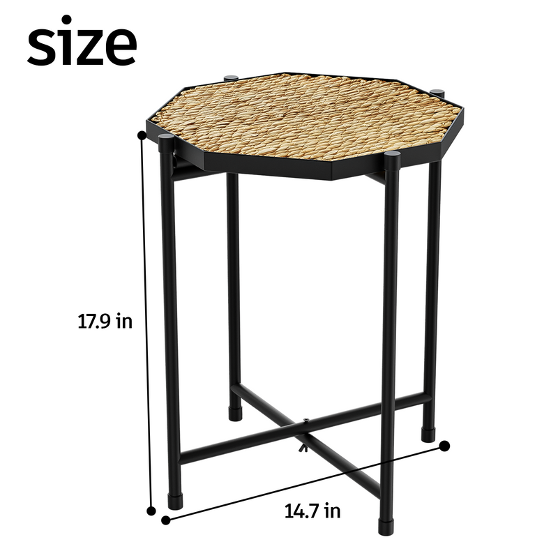 Plant Stand Indoor Outdoor, Round Modern Metal Plant Shelf Corner, Small Round Plant table Tall Plant Stand Flower Stand,Tall Holder for Flower Pots for Patio Porch Balcony Garden (Hexagon)