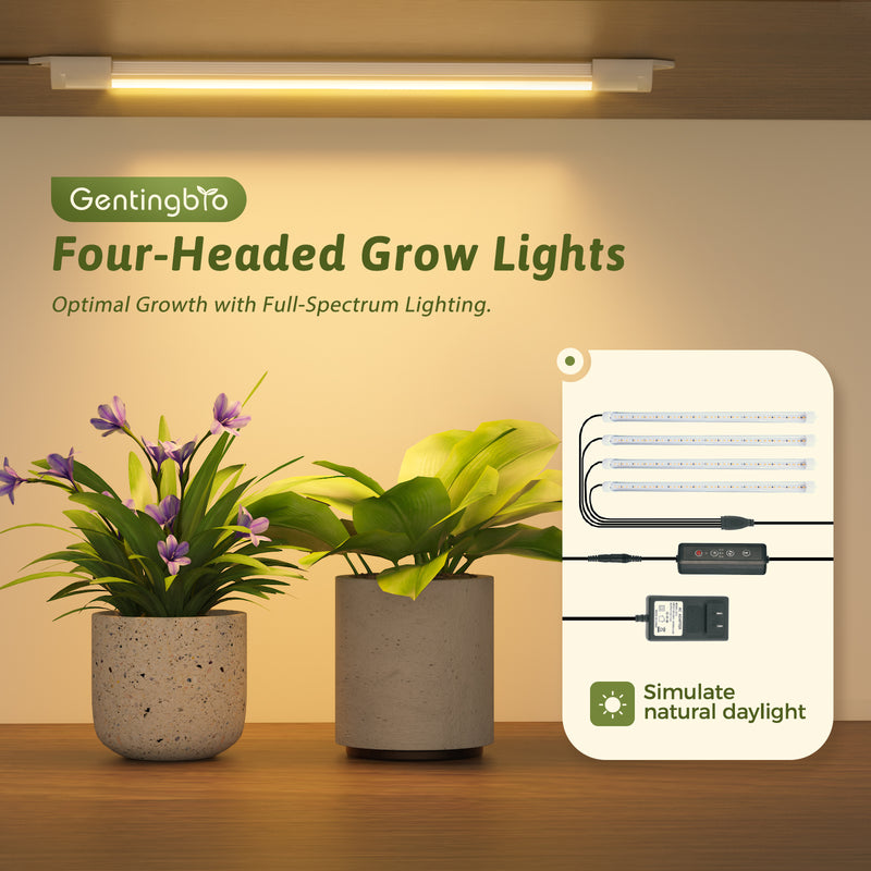 Plant Stand Indoor with Grow Lights Large Plant Shelf Outdoor New Plant Holder Metal Flower Stand Waterproof Black for Multiple Plants Hanging for Living Room Patio Balcony Garden