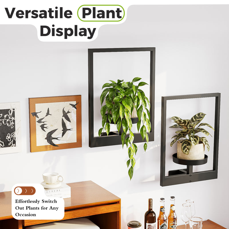 indoor window plant hanger Bamworld Plant Stand Wall Hanging Planters for Indoor Plants Plant Han