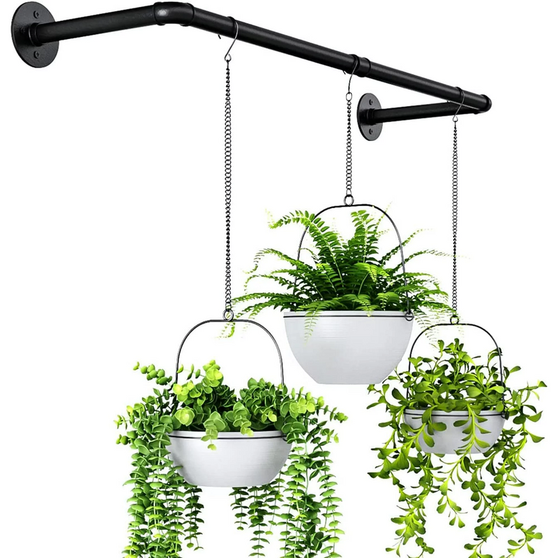 black hanging plant holder Bamworld Hanging Planters for Indoor Plants Hanging Planter Plant Hold