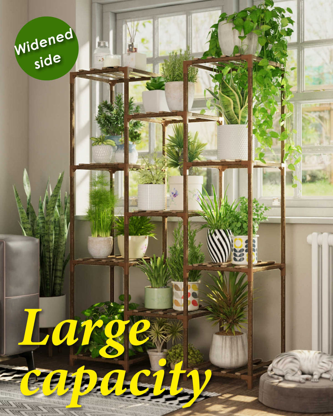 Large Capacity Plant Stands Indoor Outdoor Bamworld