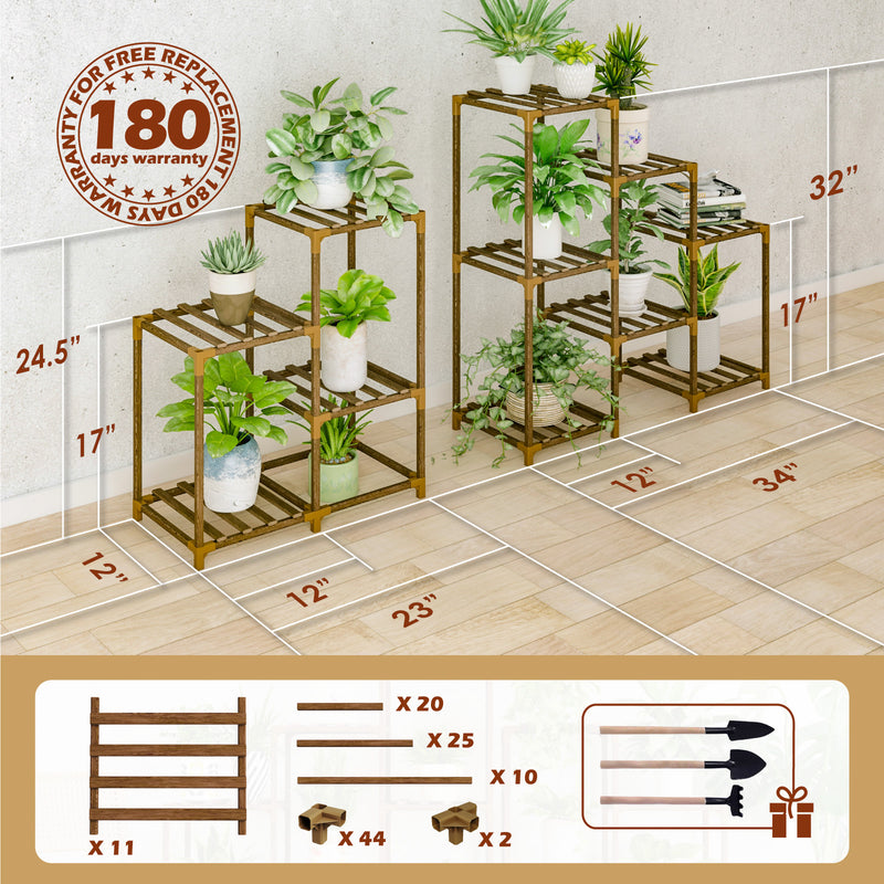 3 Tier Wood Plant Stand